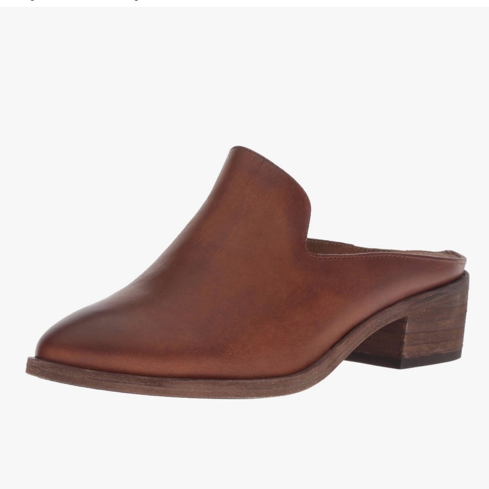 Frye Ray leather mules, size 8